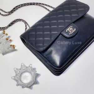 No.2535-Chanel Lambskin Clam’s Pocket Flap Bag