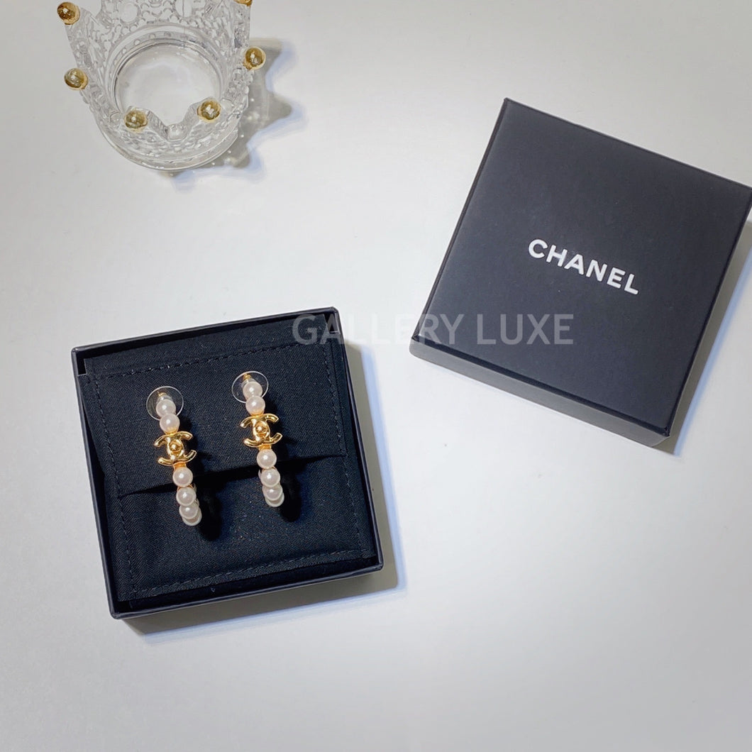 No.2849-Chanel Pearl Hoop Earrings (Brand New / 全新)
