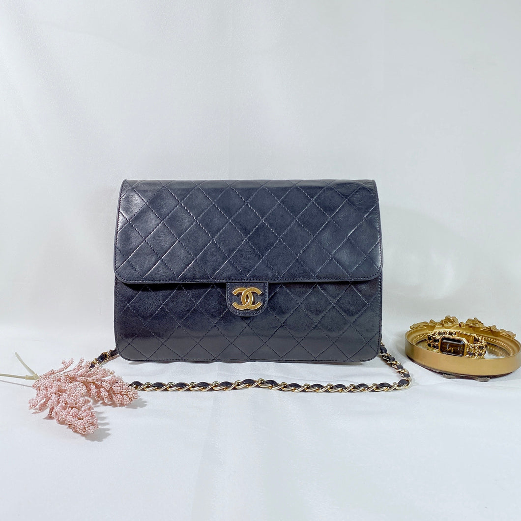 No.2319-Chanel Vintage Lambskin Flap Bag