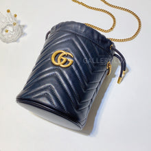 将图片加载到图库查看器，No.2844-Gucci GG Marmont Mini Bucket Bag
