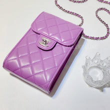 Load image into Gallery viewer, No.2850-Chanel Lambskin Phone Holder With Chain (Unused / 未使用品)

