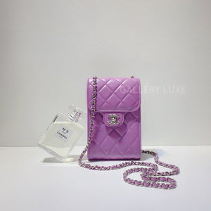 No.2850-Chanel Lambskin Phone Holder With Chain (Unused / 未使用品)