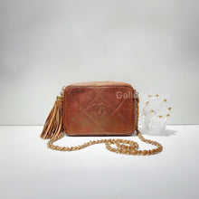将图片加载到图库查看器，No.2543-Chanel Vintage Lizard Camera Bag
