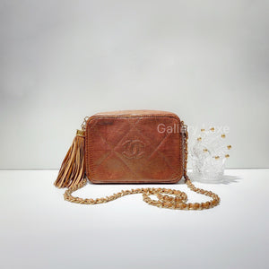 No.2543-Chanel Vintage Lizard Camera Bag
