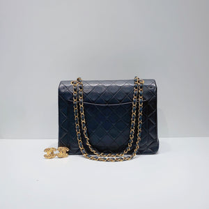 No.001529-1-Chanel Vintage Lambskin Square Classic Flap 25cm