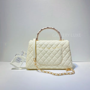 No.2843-Chanel Medium Elaphe Coco Handle