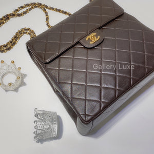 No.2544-Chanel Vintage Lambskin Double Side Shoulder Bag