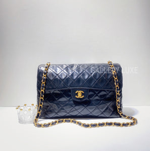 No.2902-Chanel Vintage Toile Plume Flap Bag