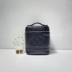 No.2548-Chanel Vintage Caviar Vanity Case