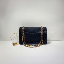 将图片加载到图库查看器，No.2551-Chanel Vintage Suede Classic Flap Bag 25cm
