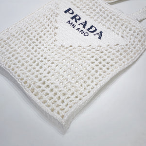 No.3384-Prada Raffia Tote Bag (Unused / 未使用品)