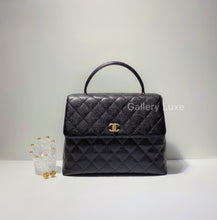 将图片加载到图库查看器，No.2558-Chanel Vintage Caviar Kelly Handel Bag

