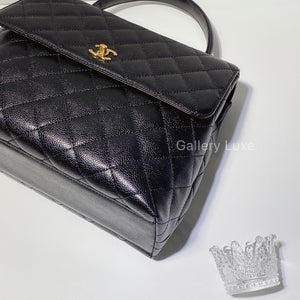 No.2558-Chanel Vintage Caviar Kelly Handel Bag