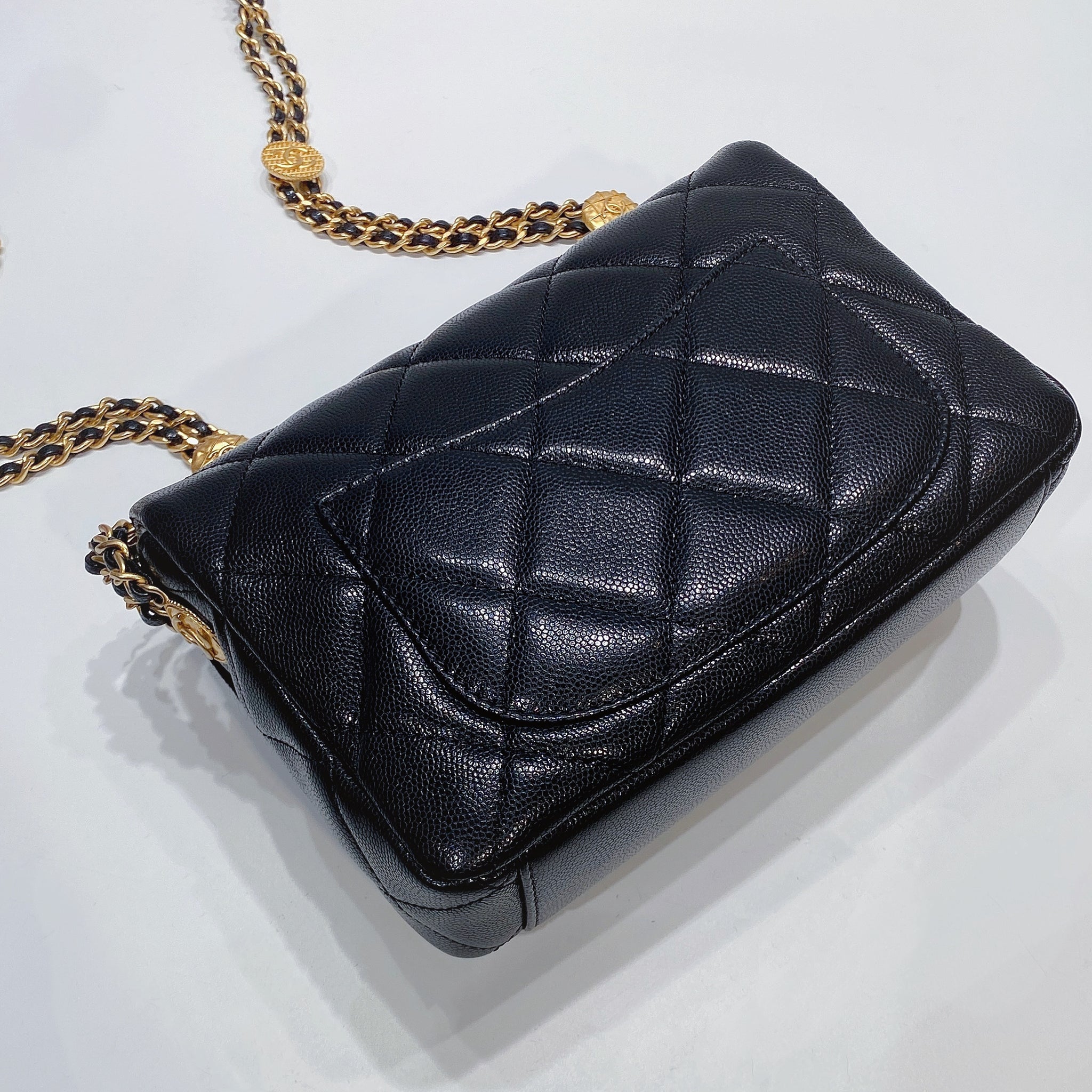 No.3654-Chanel Caviar Twist Your Button Flap Bag (Brand New / 全新