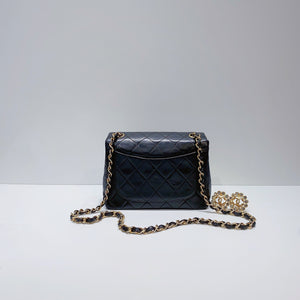 No.3027-Chanel Vintage Lambskin Classic Flap Mini 17cm