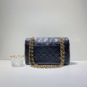No.2866-Chanel Vintage Lambskin Flap Bag