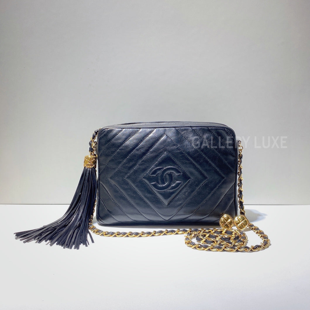 No.2867-Chanel Vintage Lambskin Camera Bag