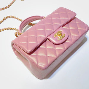 No.2869-Chanel Mini Flap Bag With Top Handle (Brand New / 全新)