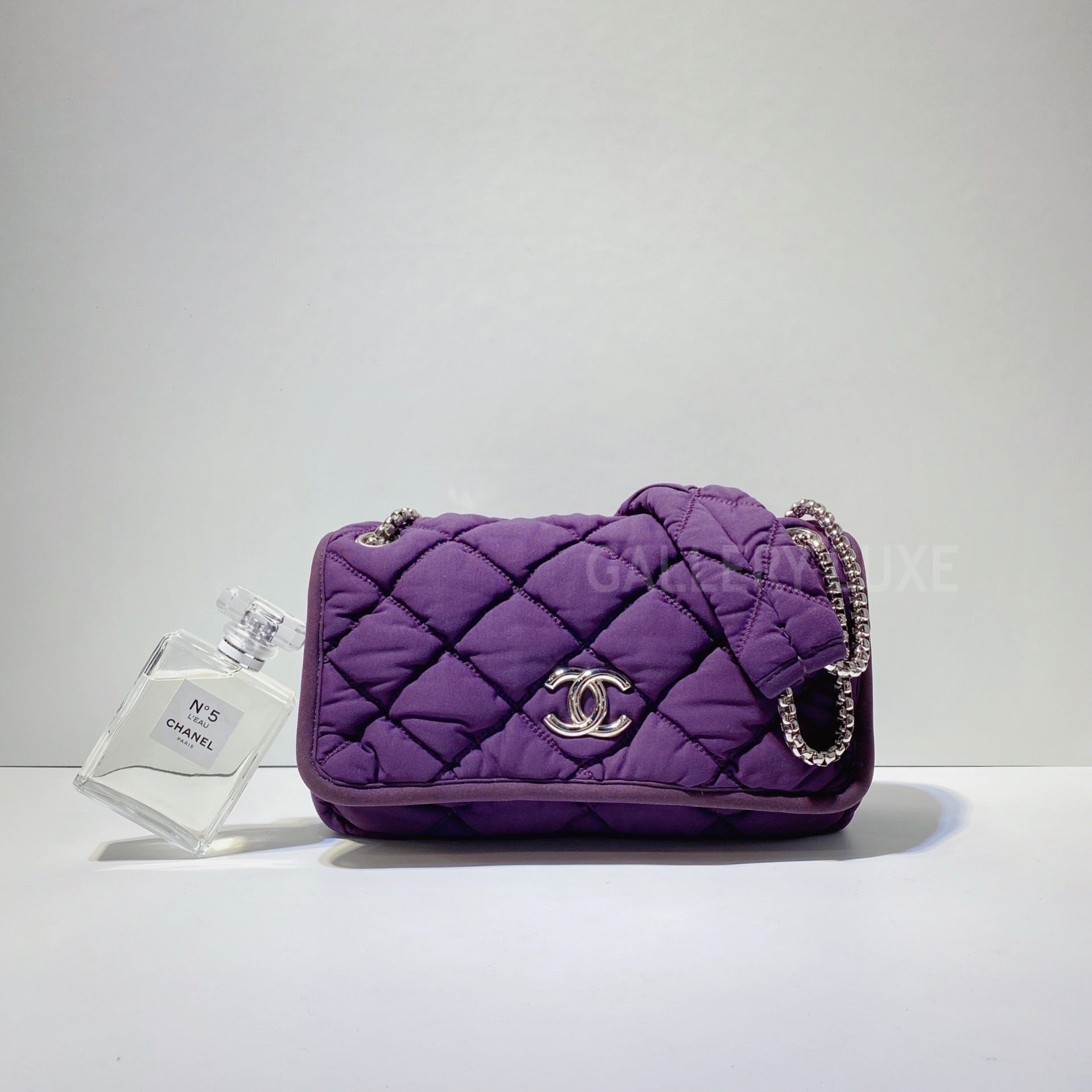 chanel bubble quilted bag