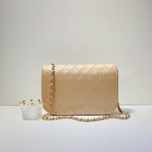 No.2877-Chanel Vintage Lambskin Double Flap Bag