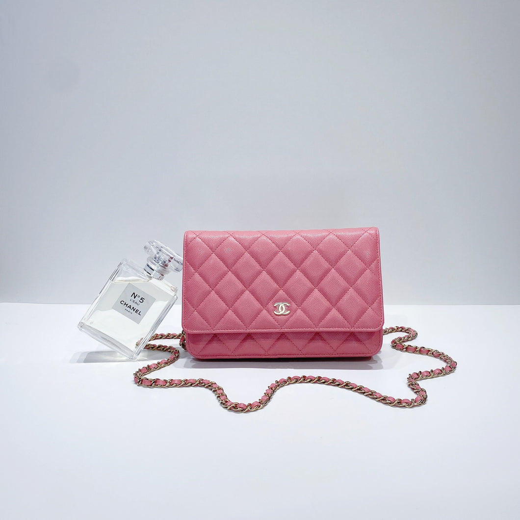 No.3663-Chanel Caviar Timeless Classic Wallet On Chain (Brand New/全新)
