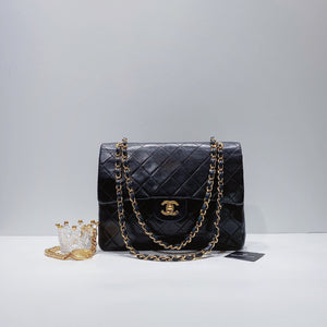 No.3760-Chanel Vintage Lambskin Classic Flap Bag