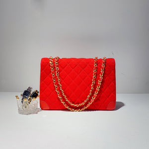 No.2356-Chanel Vintage Cotton Flap Bag