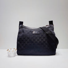 将图片加载到图库查看器，No.3403-Gucci Canvas Messenger Bag
