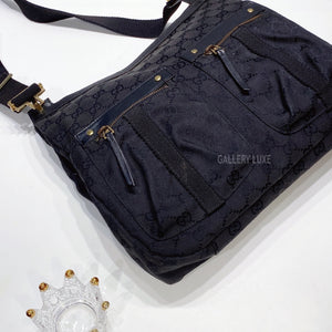No.3403-Gucci Canvas Messenger Bag