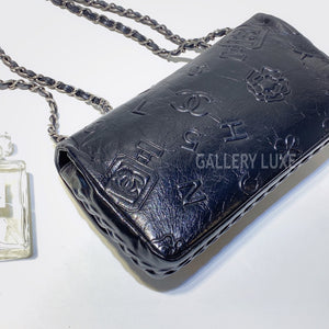 No.2897-Chanel Metallic Symbols Flap Bag