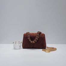 Load image into Gallery viewer, No.3528-Chanel Vintage Suede Mini Flap Bag
