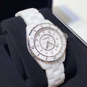 No.3191-Chanel J12 Watch 38mm With Diamonds
