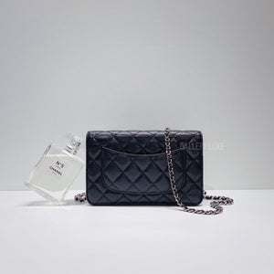 No.3411-Chanel Caviar Timeless Classic Wallet On Chain