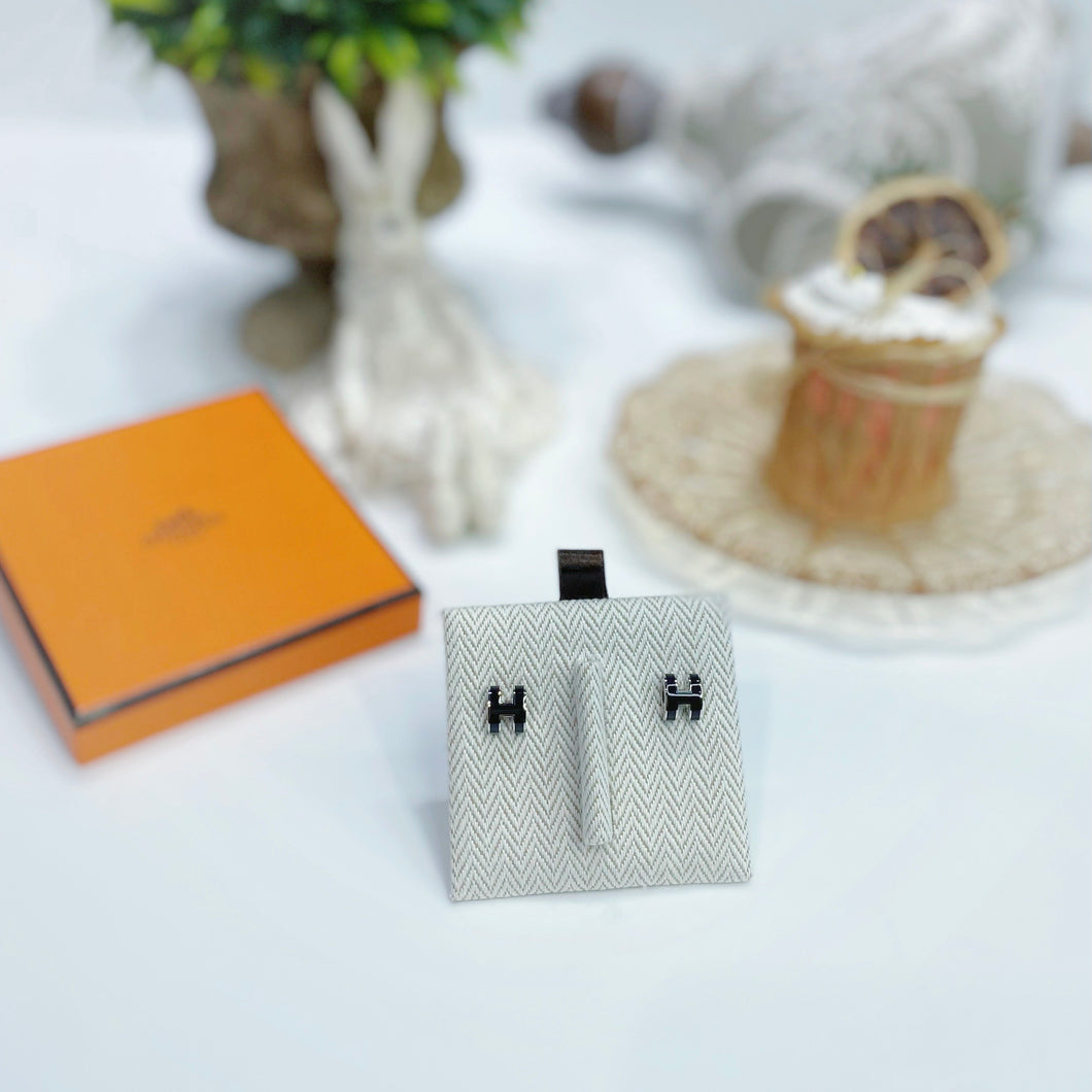 No.3670-Hermes Mini Pop H Earrings (Brand New / 全新貨品)