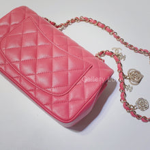 将图片加载到图库查看器，No.3973-Chanel Lambskin Valentine Classic Mini 20cm Flap Bag
