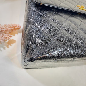 No.2209-Chanel Vintage Caviar Kelly Handle Bag