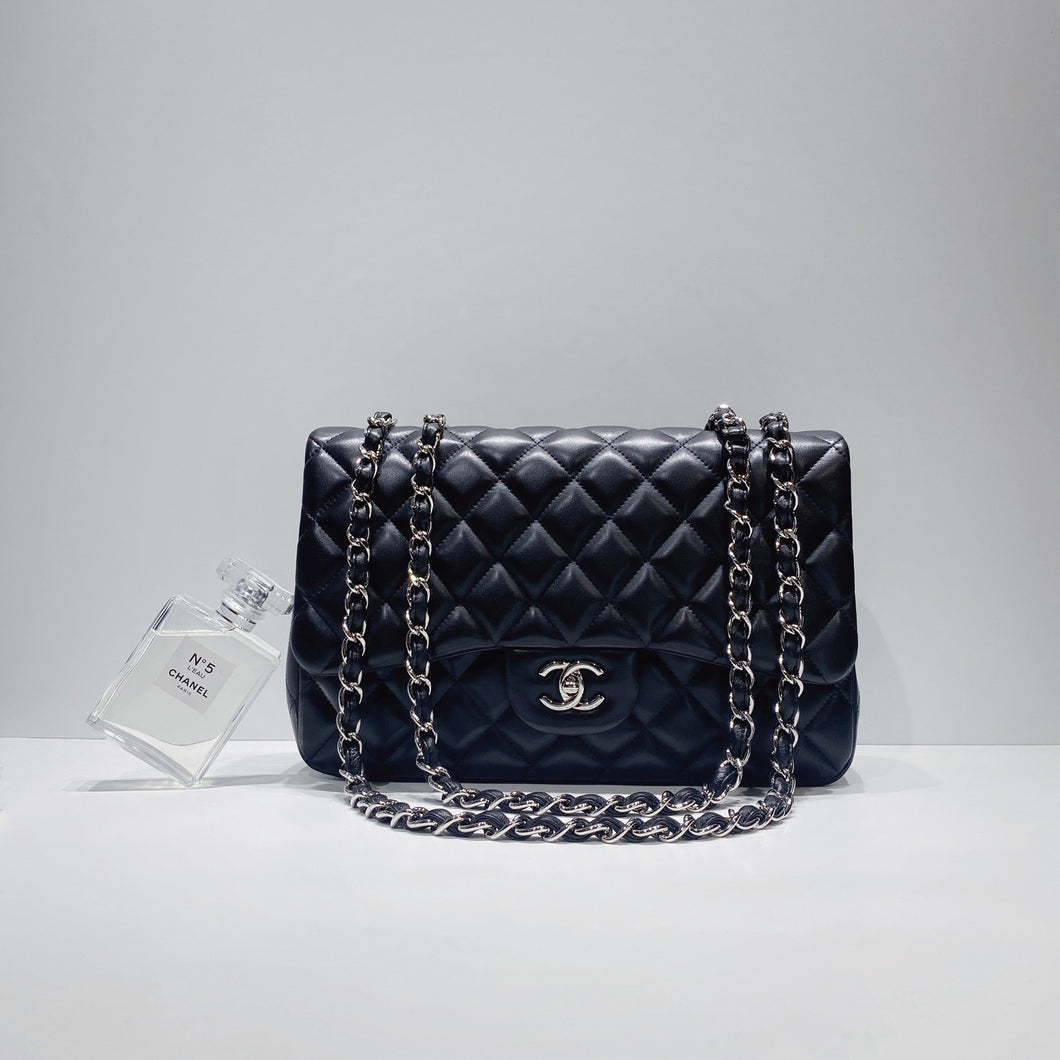 No.3417-Chanel Lambskin Classic Jumbo Single Flap Bag (Unsued / 未使用品)