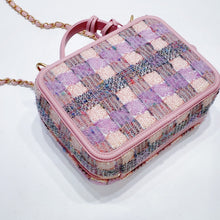 将图片加载到图库查看器，No.3416-Chanel Tweed Medium CC Filigree Vanity Case (Unsued / 未使用品)
