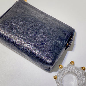 No.2618-Chanel Vintage Caviar Pouch