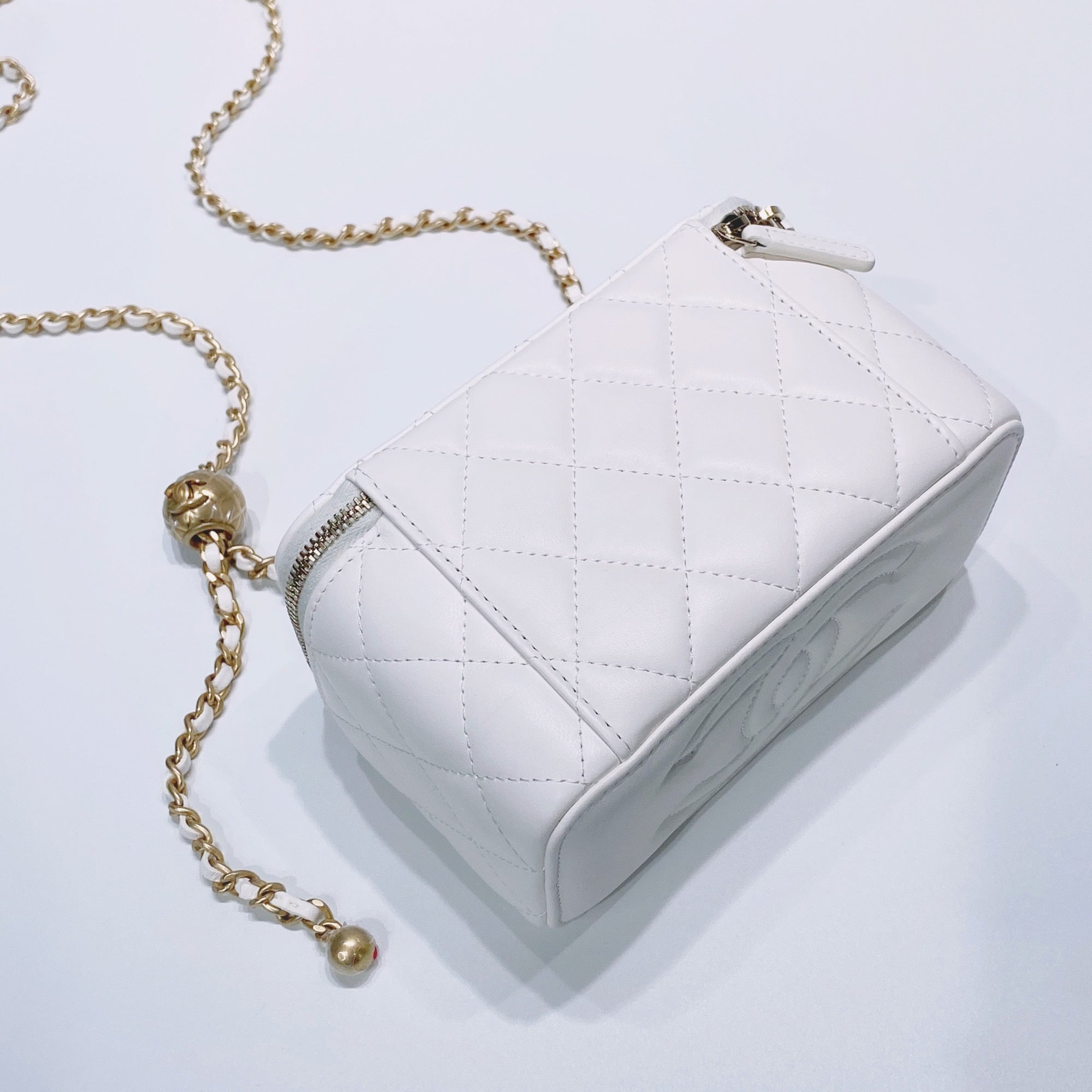 No.3675-Chanel Pearl Crush Vanity With Chain (Brand New / 全新) – Gallery Luxe