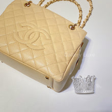 Load image into Gallery viewer, No.2593-Chanel Vintage Caviar Petite Timeless Tote Bag
