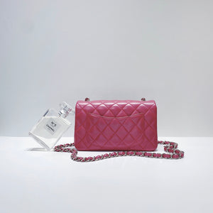 No.3672-Chanel Lambskin Classic Mini Flap Bag 20cm