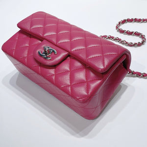 No.3672-Chanel Lambskin Classic Mini Flap Bag 20cm