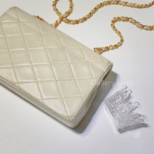将图片加载到图库查看器，No.2223-Chanel Vintage Lambskin Flap Bag
