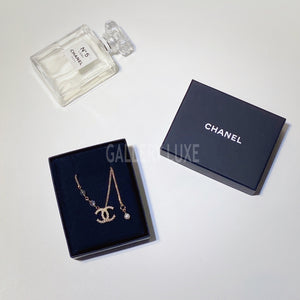 No.3380-Chanel Pearl Coco Mark Necklace