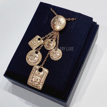 將圖片載入圖庫檢視器 No.001308-1-Chanel Metal Crystal Charm Necklace (Brand New / 全新)
