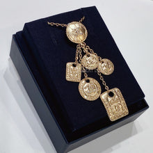 画像をギャラリービューアに読み込む, No.001308-1-Chanel Metal Crystal Charm Necklace (Brand New / 全新)

