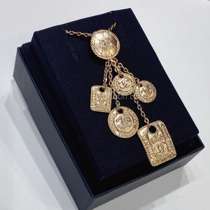 No.001308-1-Chanel Metal Crystal Charm Necklace (Brand New / 全新)