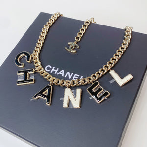 No.3682-Chanel Gold Metal Chanel Choker (Unused / 未使用品)