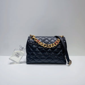 No.3799-Chanel Chain Leather Link In Flap Bag